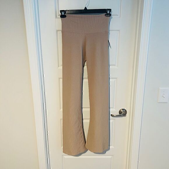 Free People Onzie Rib Studio Flare Pants - Picture 2 of 4